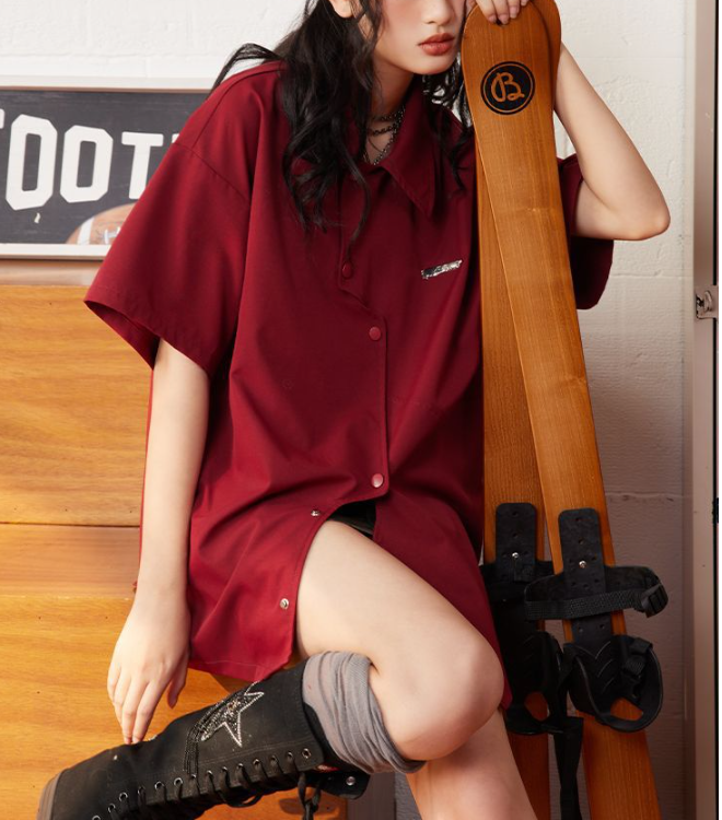 Women's Loose Casual Short Sleeve Tops Secondary image