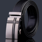 Men's Premium Leather Belt with Automatic Buckle