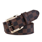 Men's Plaid Buckle Belt - Trendy Casual Design