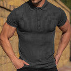 Men's Casual Short Sleeved Polo Shirt