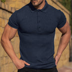 Men's Casual Short Sleeved Polo Shirt