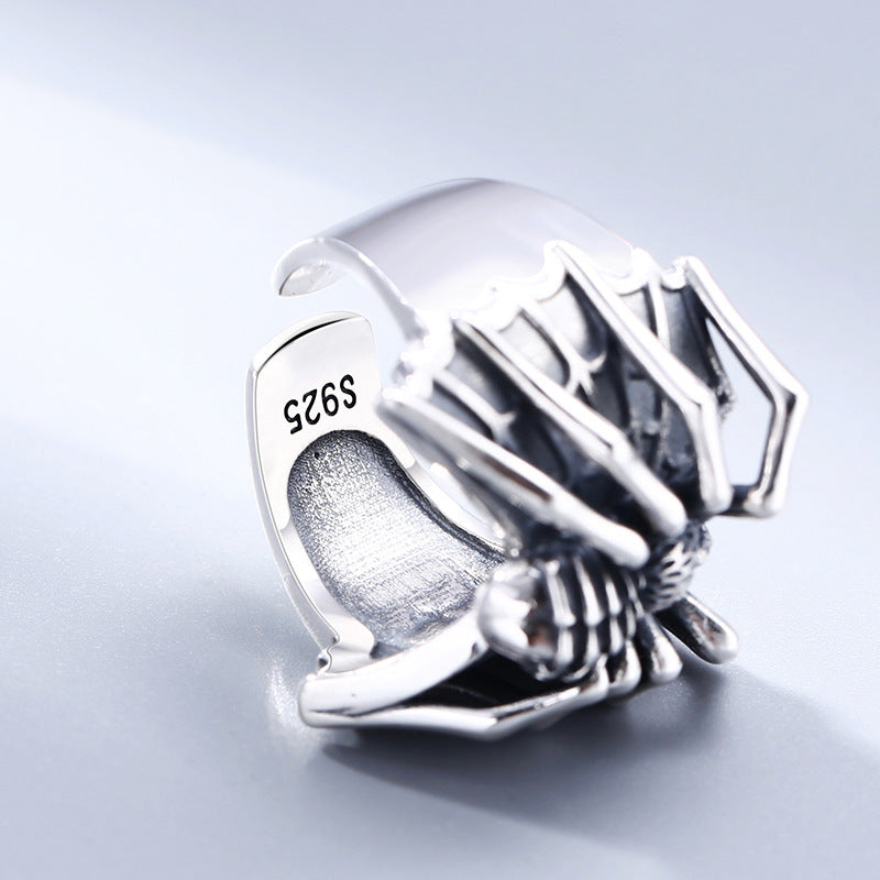 Men's Sterling Silver Spider Ring Men's Jewellery Unbranded