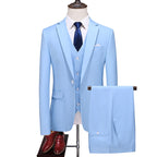Men's Caramel Color Suit Set for Students and Weddings