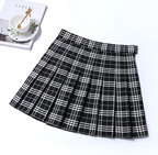 Women's Classic Plaid Uniform Skirt