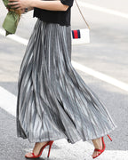 Women's Pleated Maxi Skirt