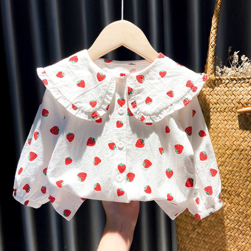 Baby Girls Long Sleeved Blouse Tops