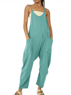 Women's Zipper Pocket Jumpsuit