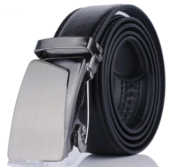 Men's Versatile PU Leather Automatic Buckle Belt