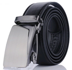 Men's Versatile PU Leather Automatic Buckle Belt