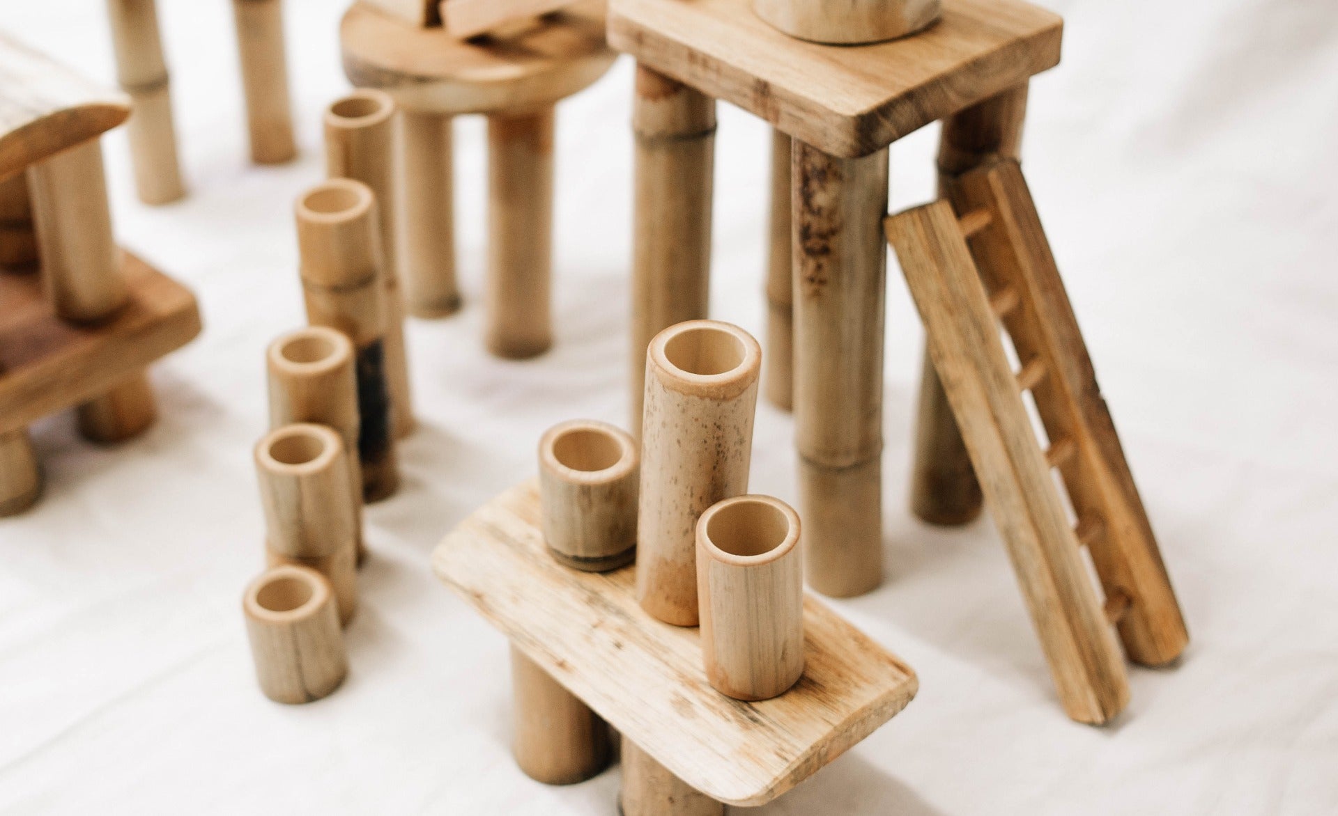 Bamboo building set 50 pcs Secondary image