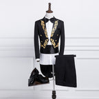 Men's Tuxedo Suit for Performers and Hosts