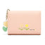 Cute Cartoon Student Folding PU Wallet