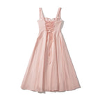 Women's Corset Lace Up Slim Fit Sling Dress