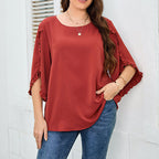 Women's Plus Size Casual Stylish Loose Tops Women's Tops & T-shirt Unbranded