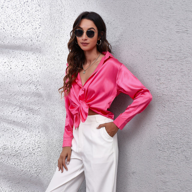 Women's Satin Shirt