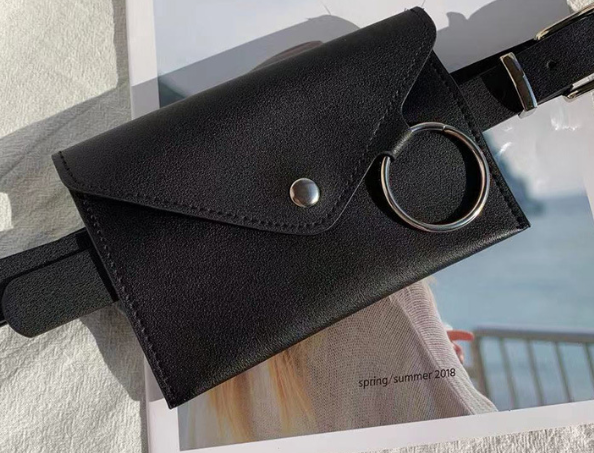 PU Crossbody Chest Bag and Waist Bag