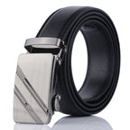 Men's Versatile PU Leather Automatic Buckle Belt