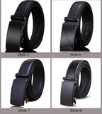 Men's Premium Leather Belt with Automatic Buckle