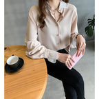 Women's Lace Chiffon Shirt