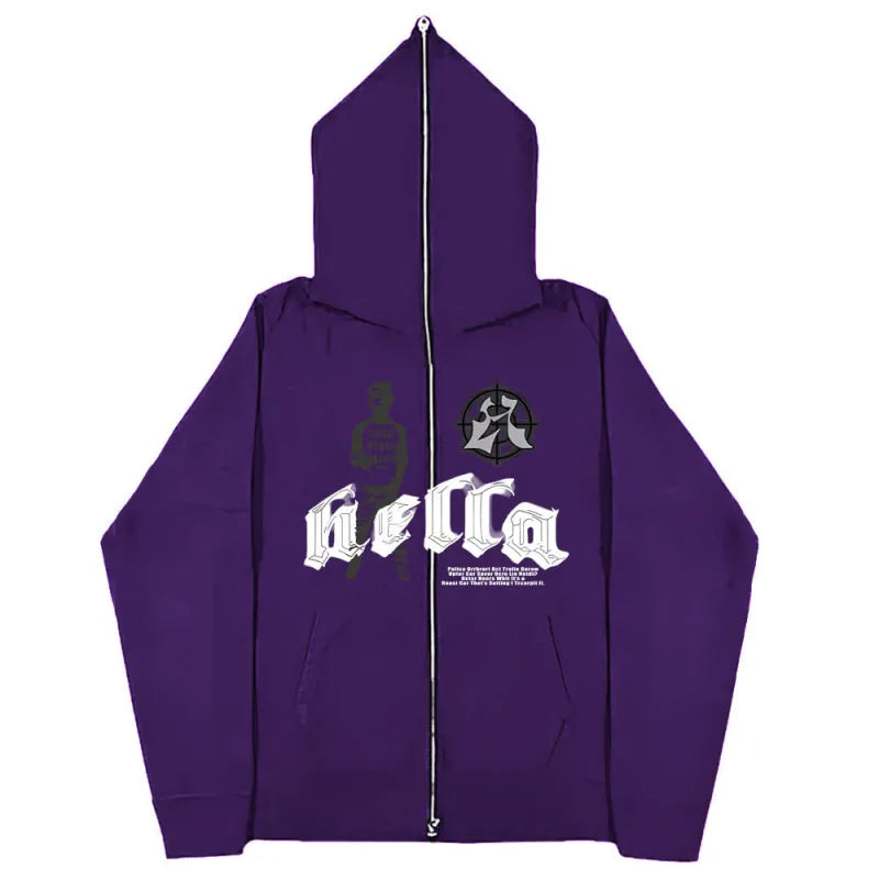 Unisex Oversized Zipper Hoodie