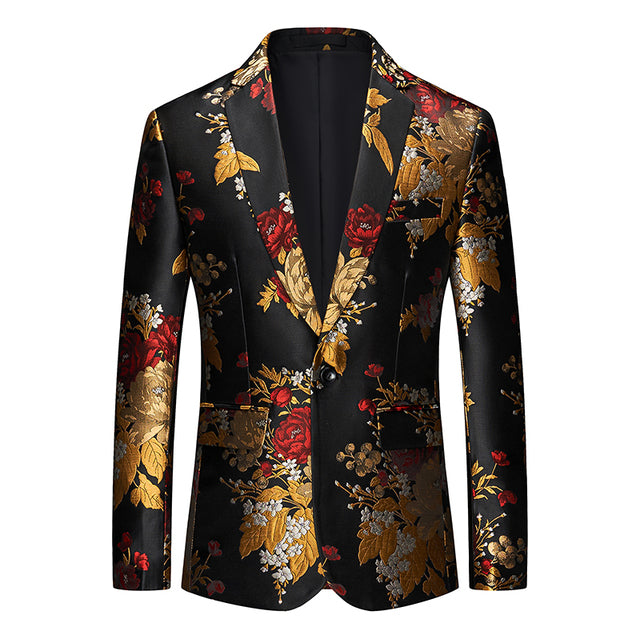 Gentleman Blazers for Men - Jacquard Slim Fit Tuxedo