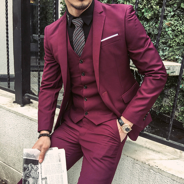 Men's Casual Suit for Business and Wedding Attire