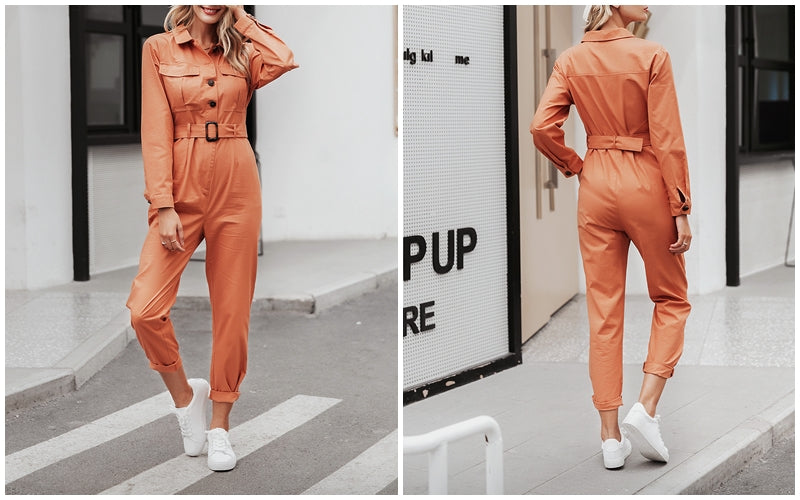 New Cotton Casual Jumpsuit for Women