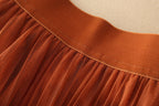 Women's Pleated Mesh Skirt Women's Skirt Unbranded