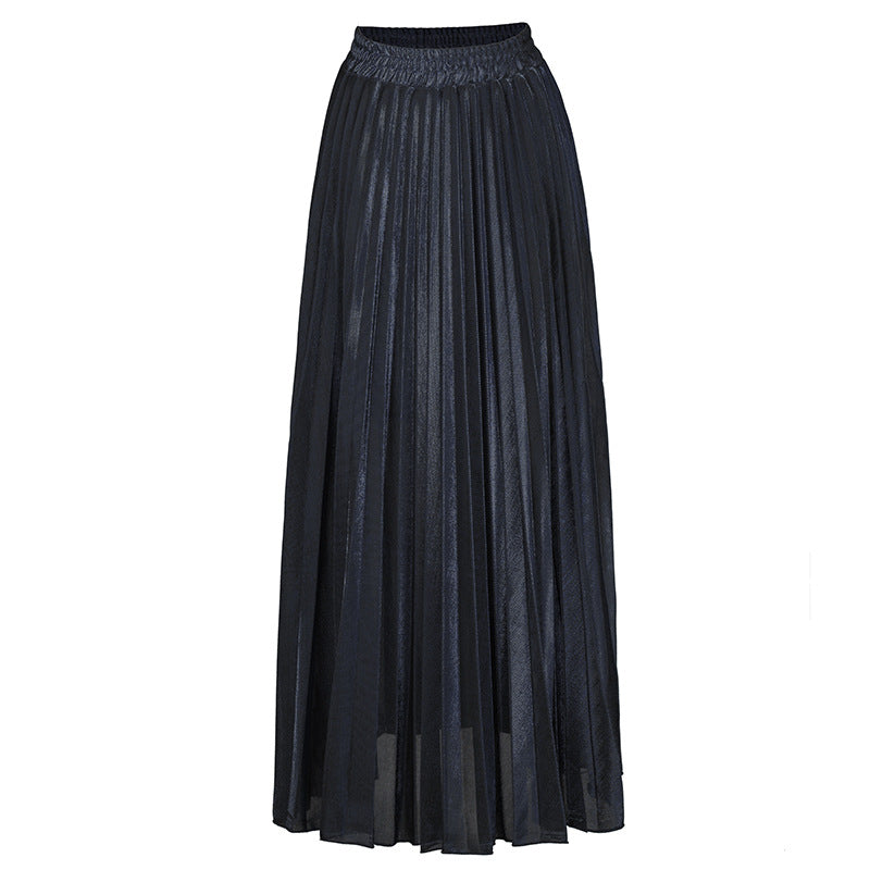 Women's Pleated Maxi Skirt