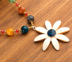 Long Sweater Necklace with Versatile Beads