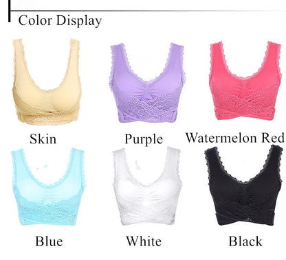 Womens Padded Push Up Yoga Sports Bra