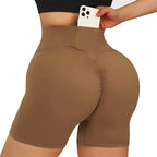 Women's High Waist Workout Seamless Fitness Yoga Shorts