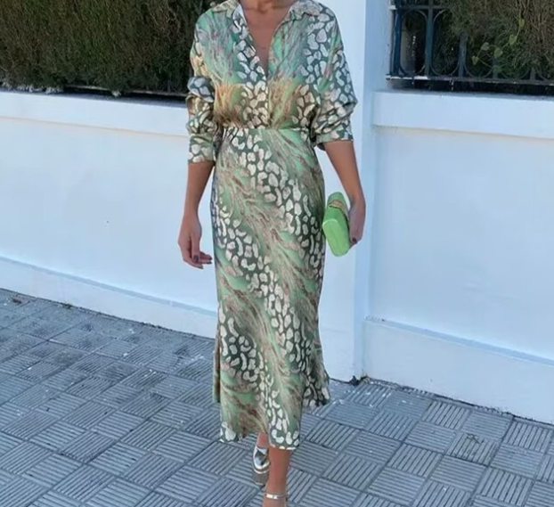 Women's Zurich Satin Shirt & Skirt Set Women's Skirt Unbranded Green S Main image