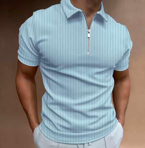 Men's Striped Polo Shirt Main image