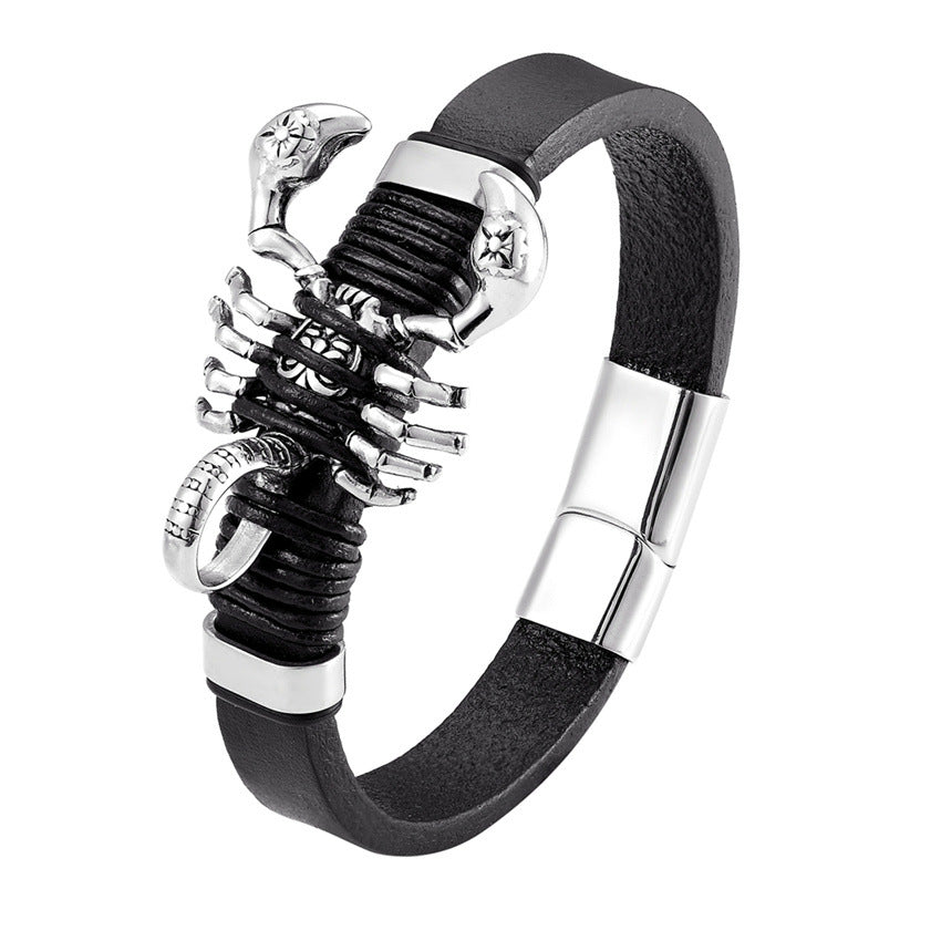 Men's Versatile Handmade Leather Bracelet
