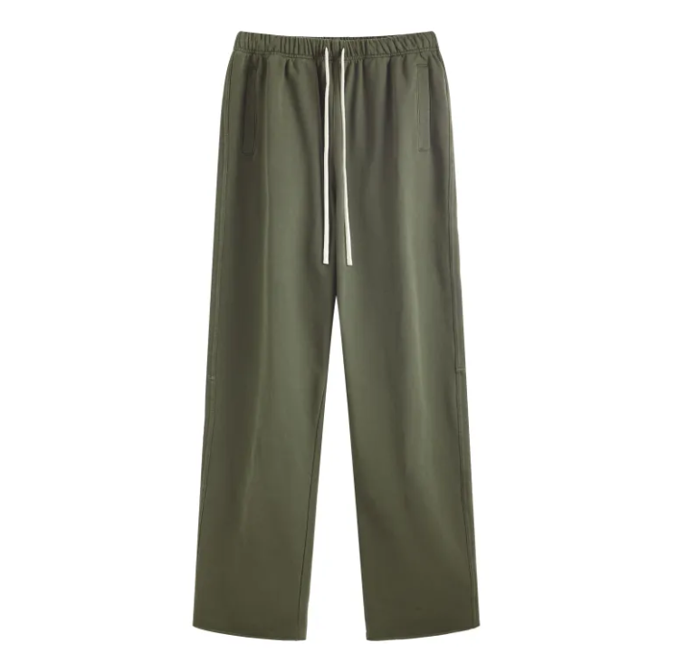 Men's Straight Leg Sweatpants Men's Sweats & Trackpants Unbranded Washed army green L