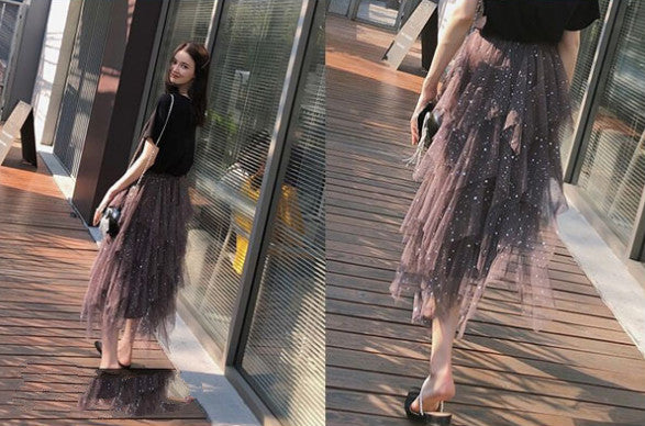 Women's Sheer Tulle Fairy Skirt