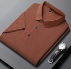 Men's Textured Polo Shirt
