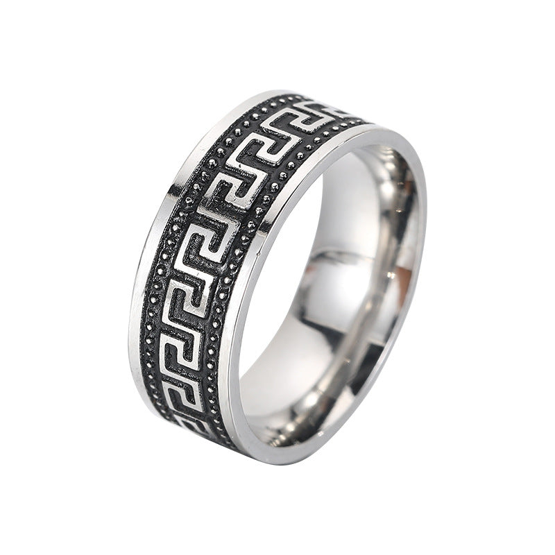 Men's Titanium Steel Ring