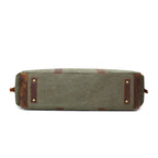 Vintage Leather Travel Bag for Men - Large Capacity
