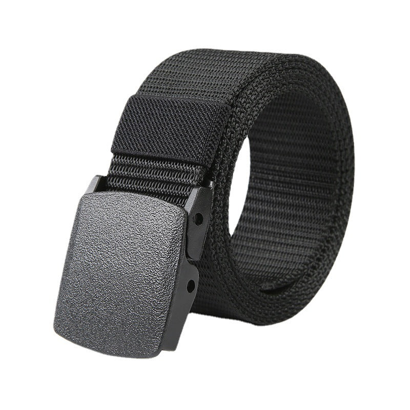 Men's Outdoor Canvas Belt with Automatic Buckle