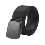 Men's Outdoor Canvas Belt with Automatic Buckle