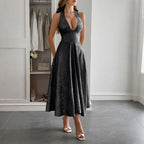 Women's Halter Backless Dress
