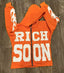 Letter Embroidered Oversized Hoodie Men