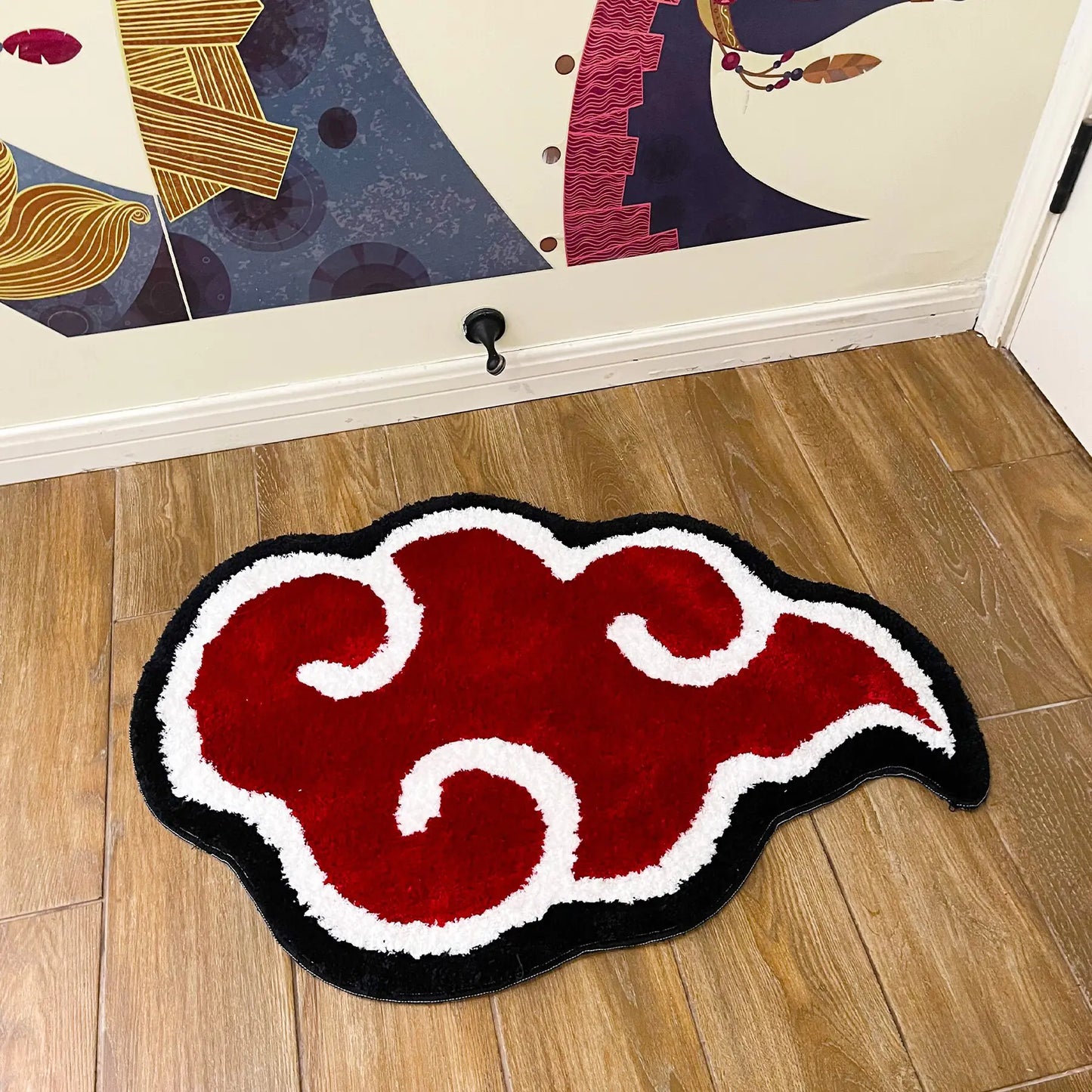 Japanese Anime Red Cloud Doormat 80x55cm