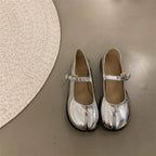 Retro Square Toe Mary Jane Pumps Shoes