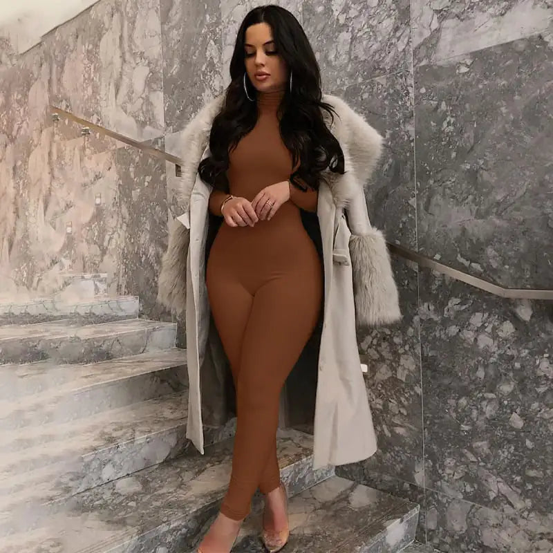Women's Solid Colour Yoga Jumpsuit Main image