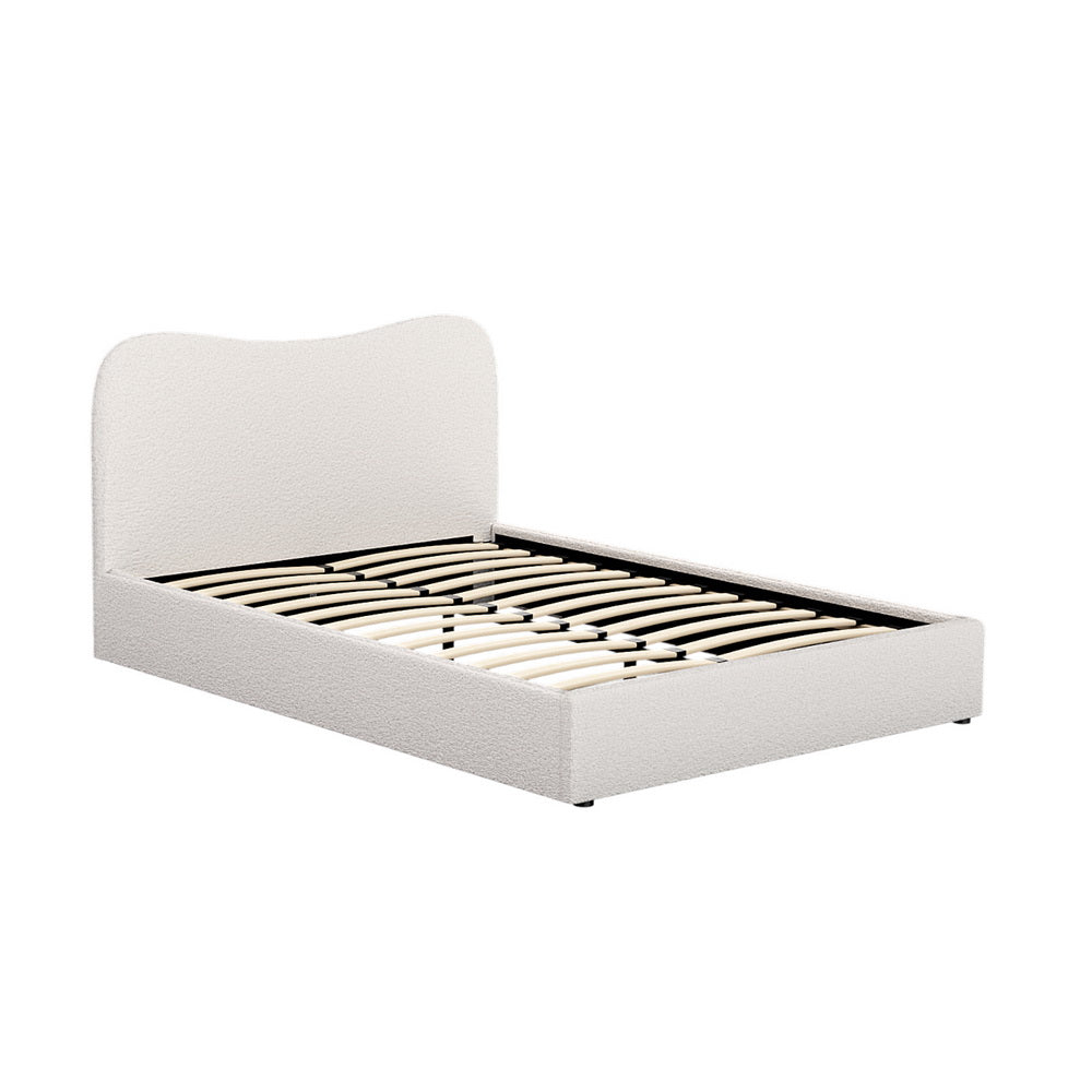 Artiss Bed Frame Double Size Boucle DARA Main image