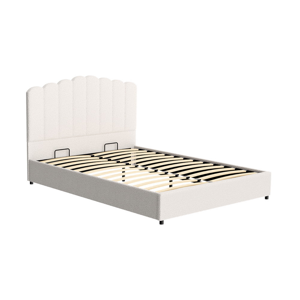Artiss Bed Frame Queen Size Boucle FION Main image