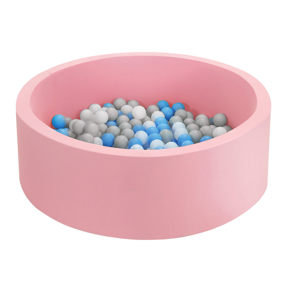 Keezi Kids Ball Pit 90x30cm Ocean Foam Play Pool Barrier Toys Children Pink Main image